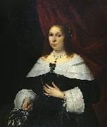 Bartholomeus van der Helst Lady in Black USA oil painting artist